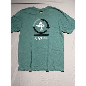 LRG Lifted Research Group, Preloved Green Tee, Large T-shirt #725